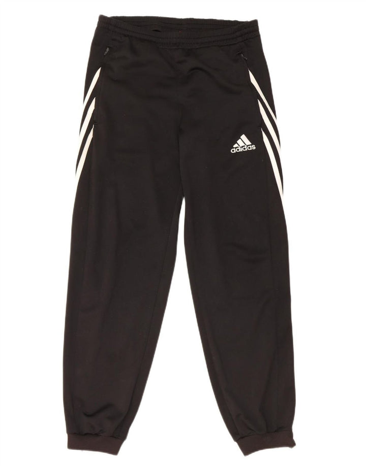 Adidas Mens Treino Calças Joggers Pequeno Poliéster Preto