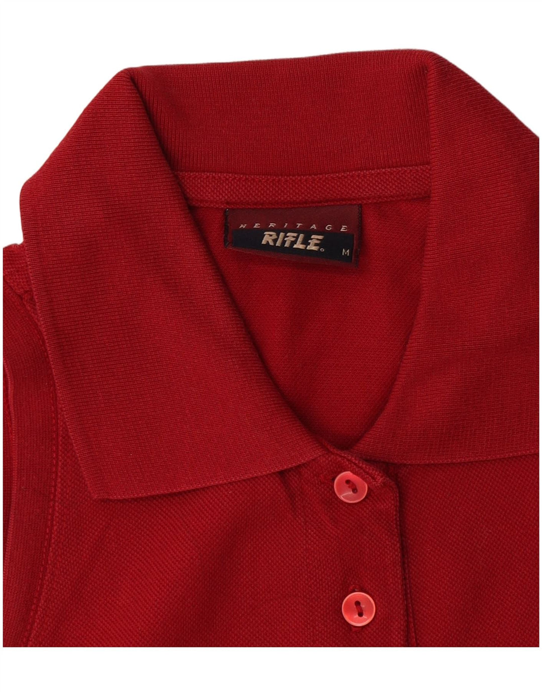 Camisa polo feminina sem mangas Rifle UK 12 vermelho médio