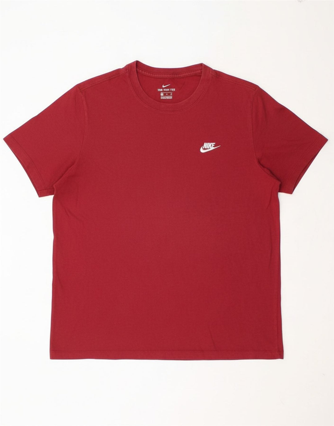 Camiseta masculina NIKE Top XL Borgonha Algodão