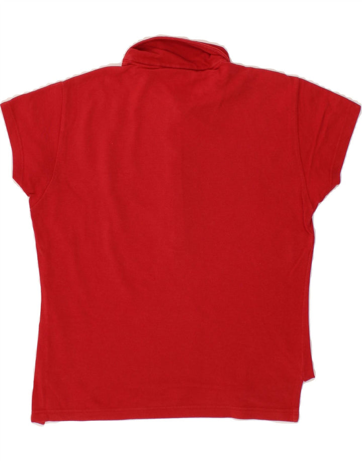 NORTH SAILS Womens Polo Shirt UK 10 Small Red Cotton Vintage North Sails and Second-Hand North Sails from Messina Hembry 