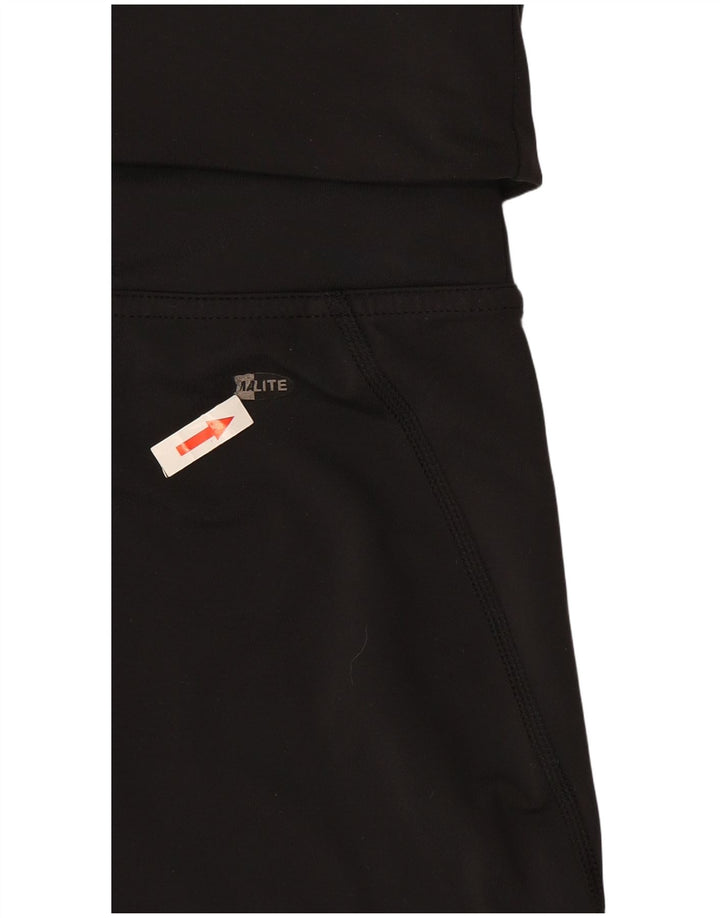 Adidas Womens Climalite Bermuda Sport Shorts UK 8 Pequeno Poliéster Preto