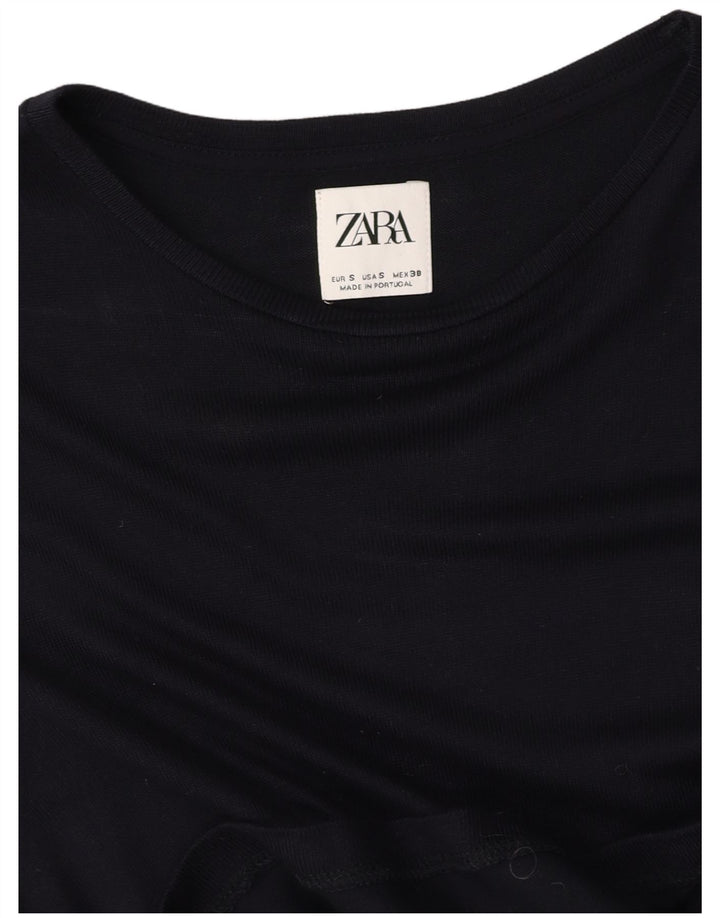 Camiseta masculina ZARA pequena preta