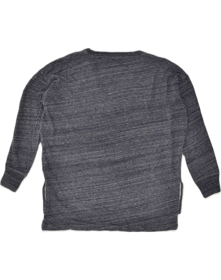 J. CREW Womens V-Neck Jumper Sweater UK 6 XS Grey Cotton | Vintage J. Crew | Thrift | Second-Hand J. Crew | Used Clothing | Messina Hembry 