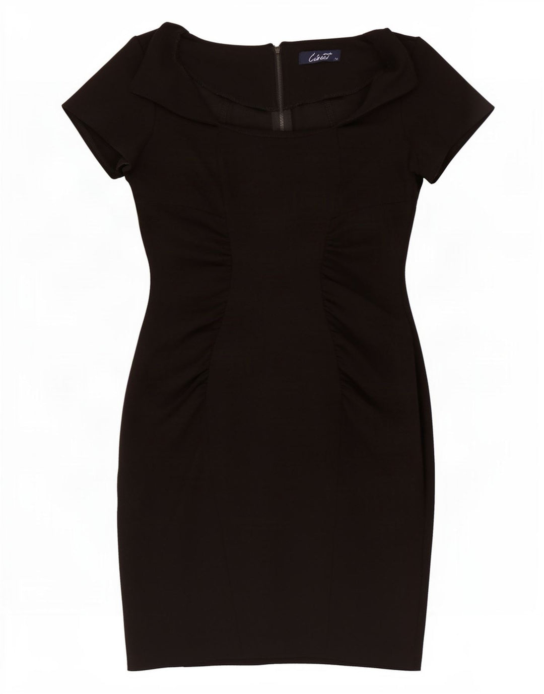 Vestido bainha feminino CLOSET UK 14 poliéster preto médio