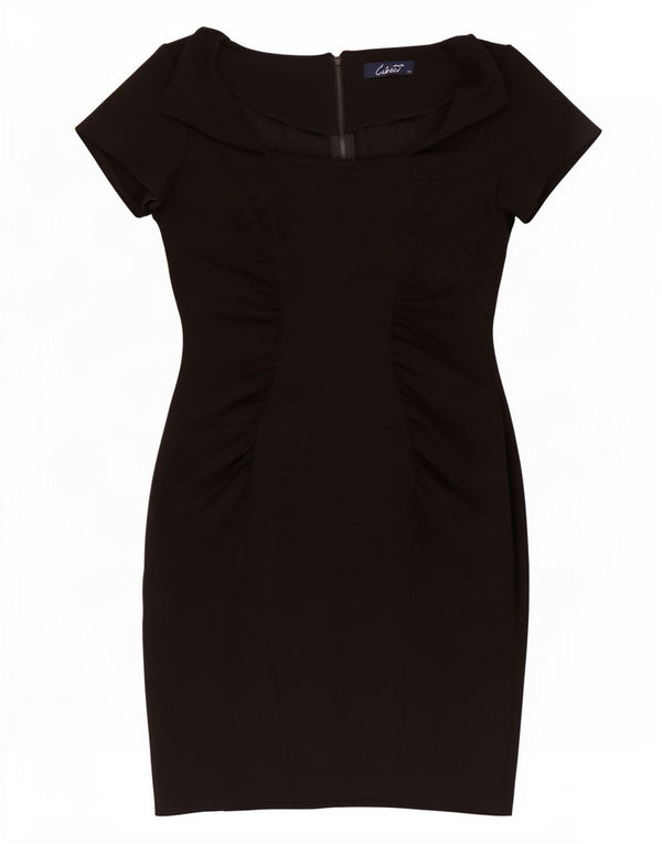 Vestido bainha feminino CLOSET UK 14 poliéster preto médio