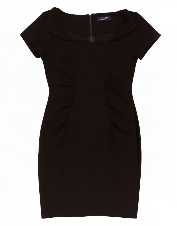 Vestido bainha feminino CLOSET UK 14 poliéster preto médio