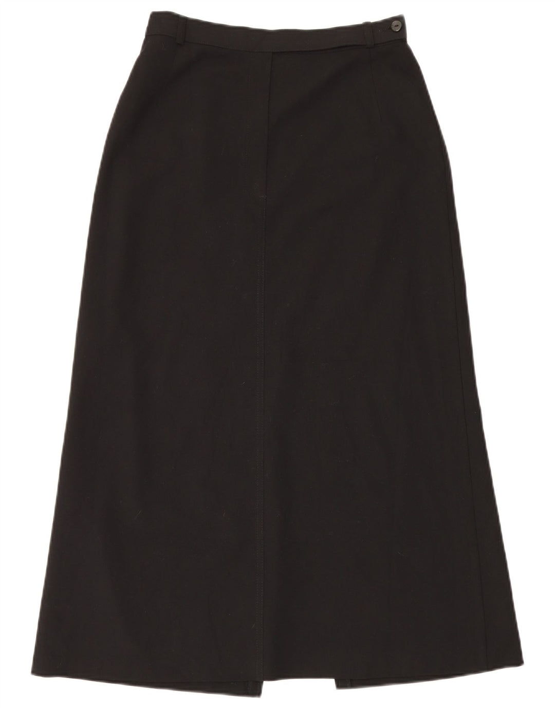 Saia maxi feminina Marks & Spencer Reino Unido 12 médio W28 poliéster preto