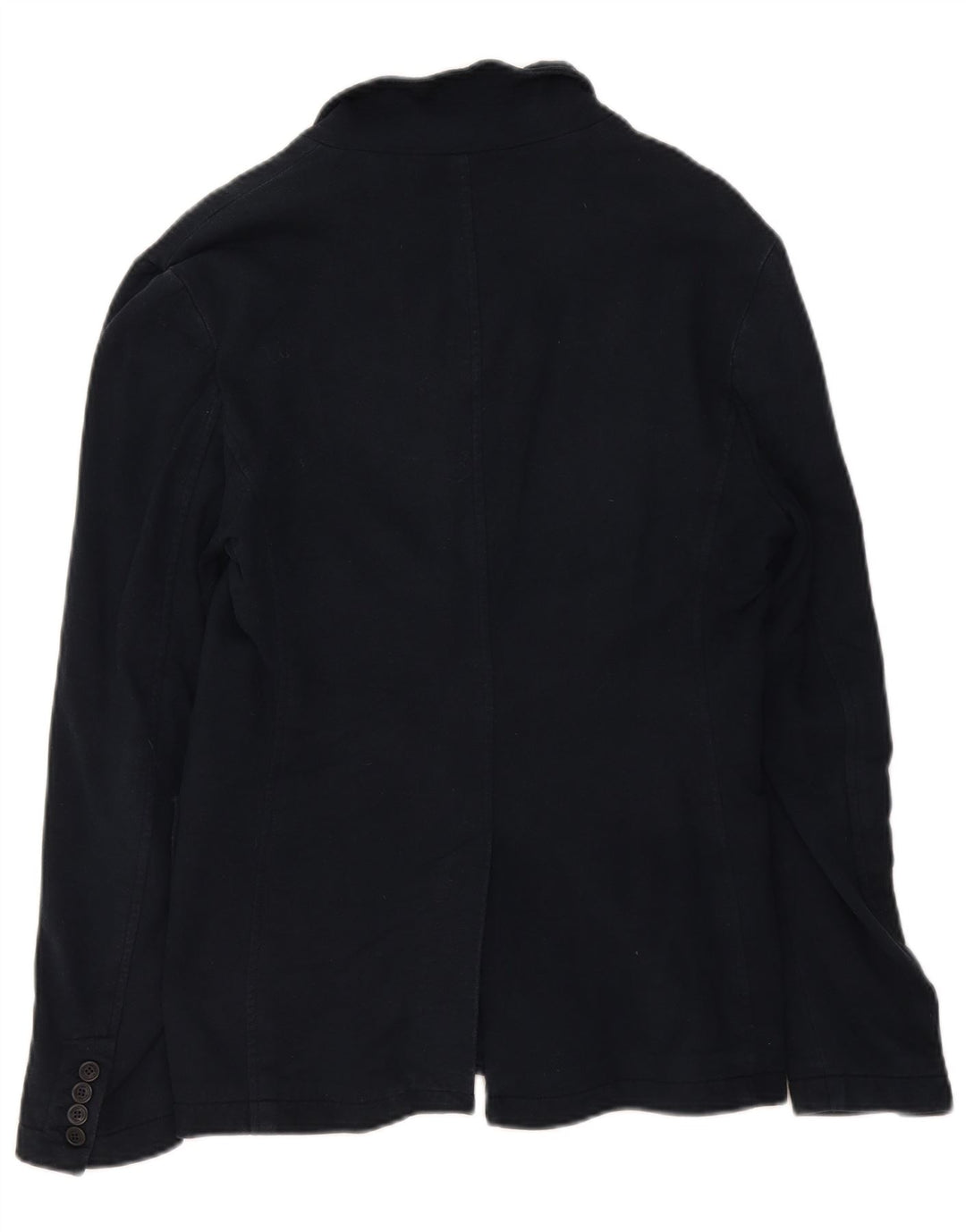Jaqueta blazer masculina Woolrich com 3 botões Reino Unido 36 algodão azul marinho pequeno