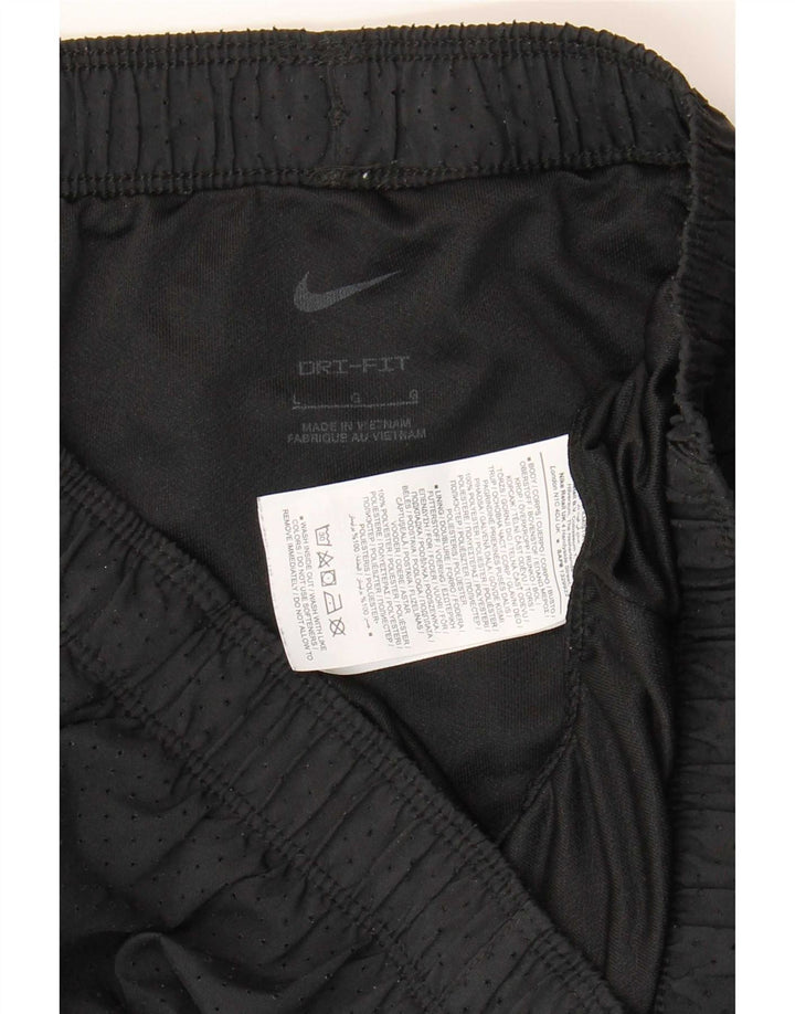 Shorts esportivos femininos Nike UK 16 grande poliéster preto