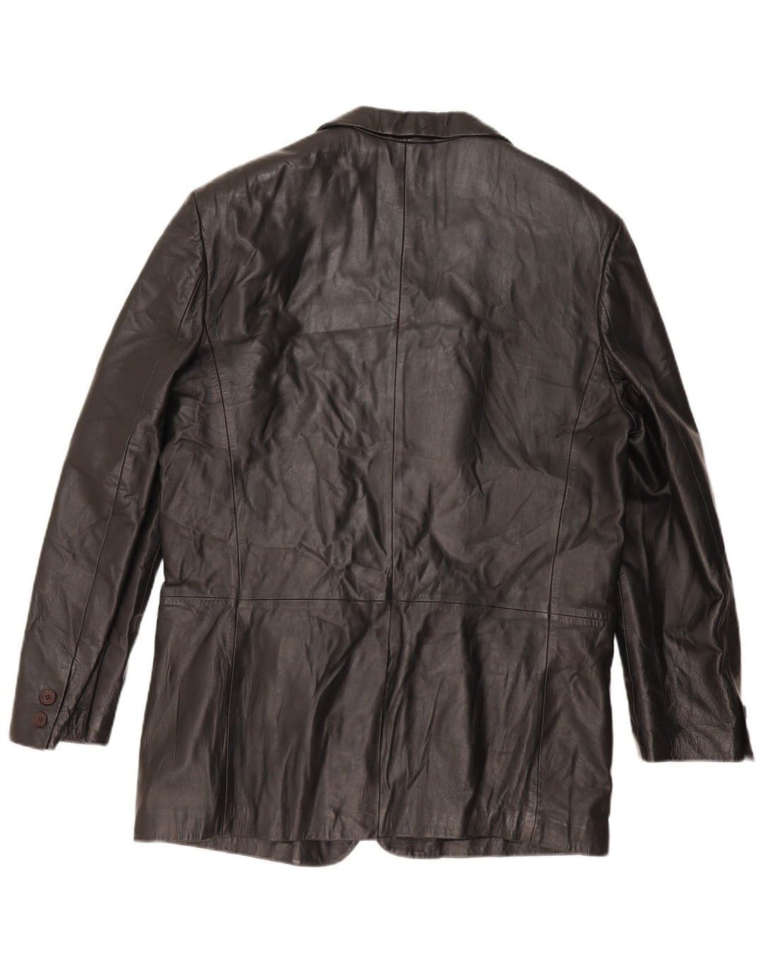Casaco de couro masculino CONBIPEL UK 40 grande couro preto
