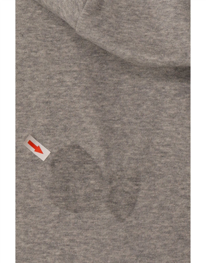 NIKE Masculino Loose Fit Hoodie Jumper Médio Cinza Algodão