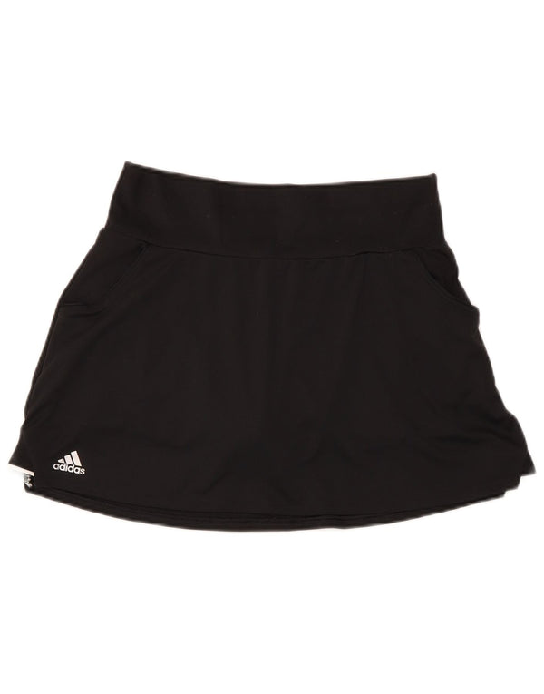 Adidas Mulher Aeroready Skort UK 12/14 Médio Preto Poliéster
