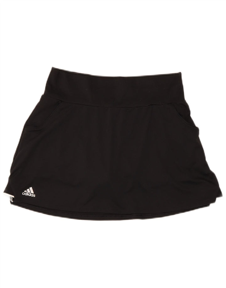 Adidas Mulher Aeroready Skort UK 12/14 Médio Preto Poliéster