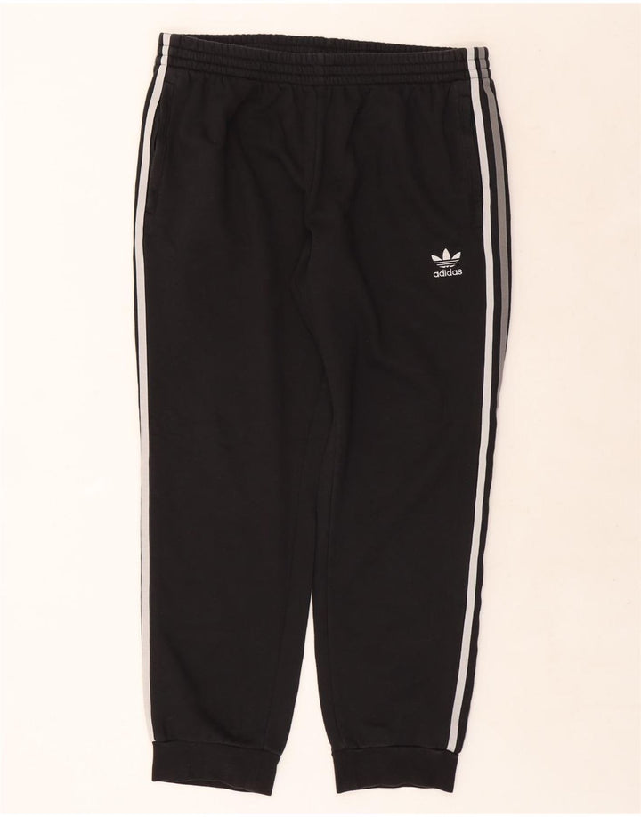 Adidas Mens Treino Calças Joggers XL Algodão Preto