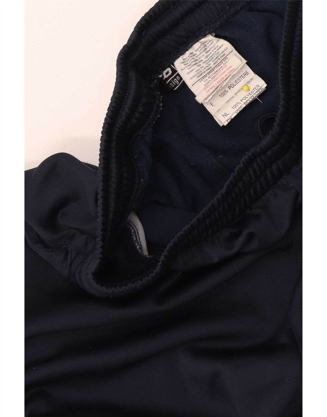 Calça de treino masculina Lotto pequena azul marinho poliéster
