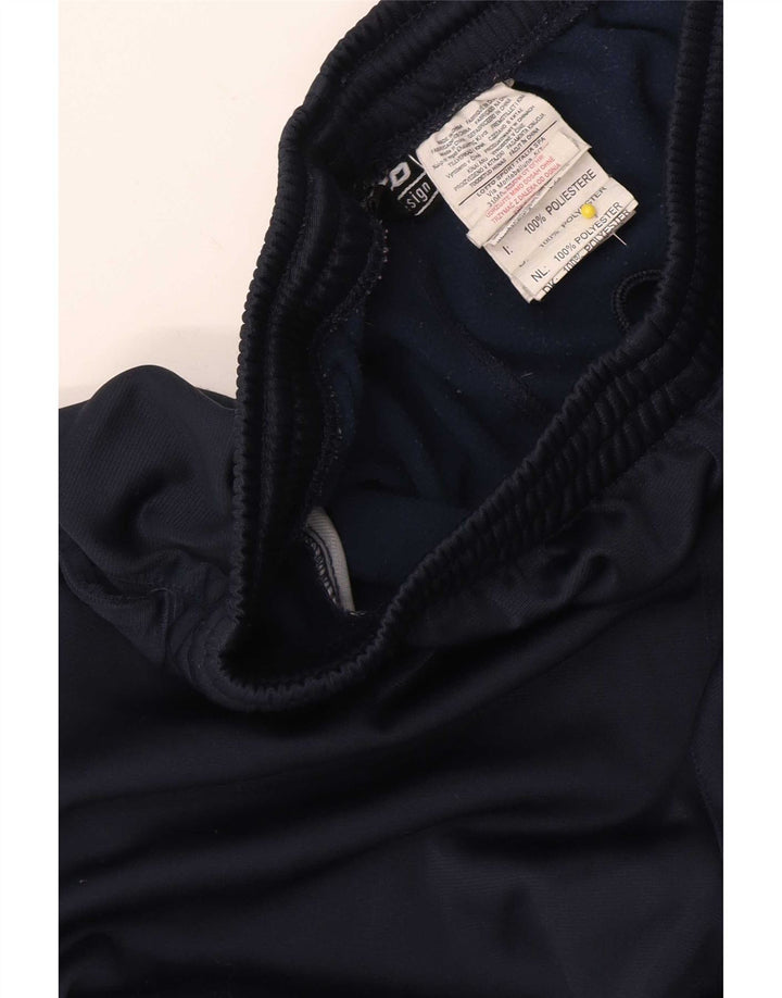 Calça de treino masculina Lotto pequena azul marinho poliéster