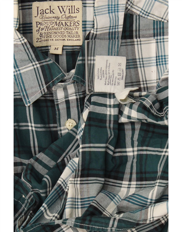 Camisa masculina Jack Wills algodão xadrez verde médio