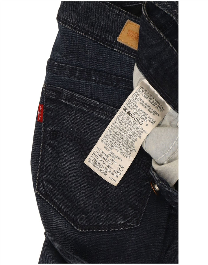 Jeans slim feminino Levi's W27 L32 algodão azul marinho