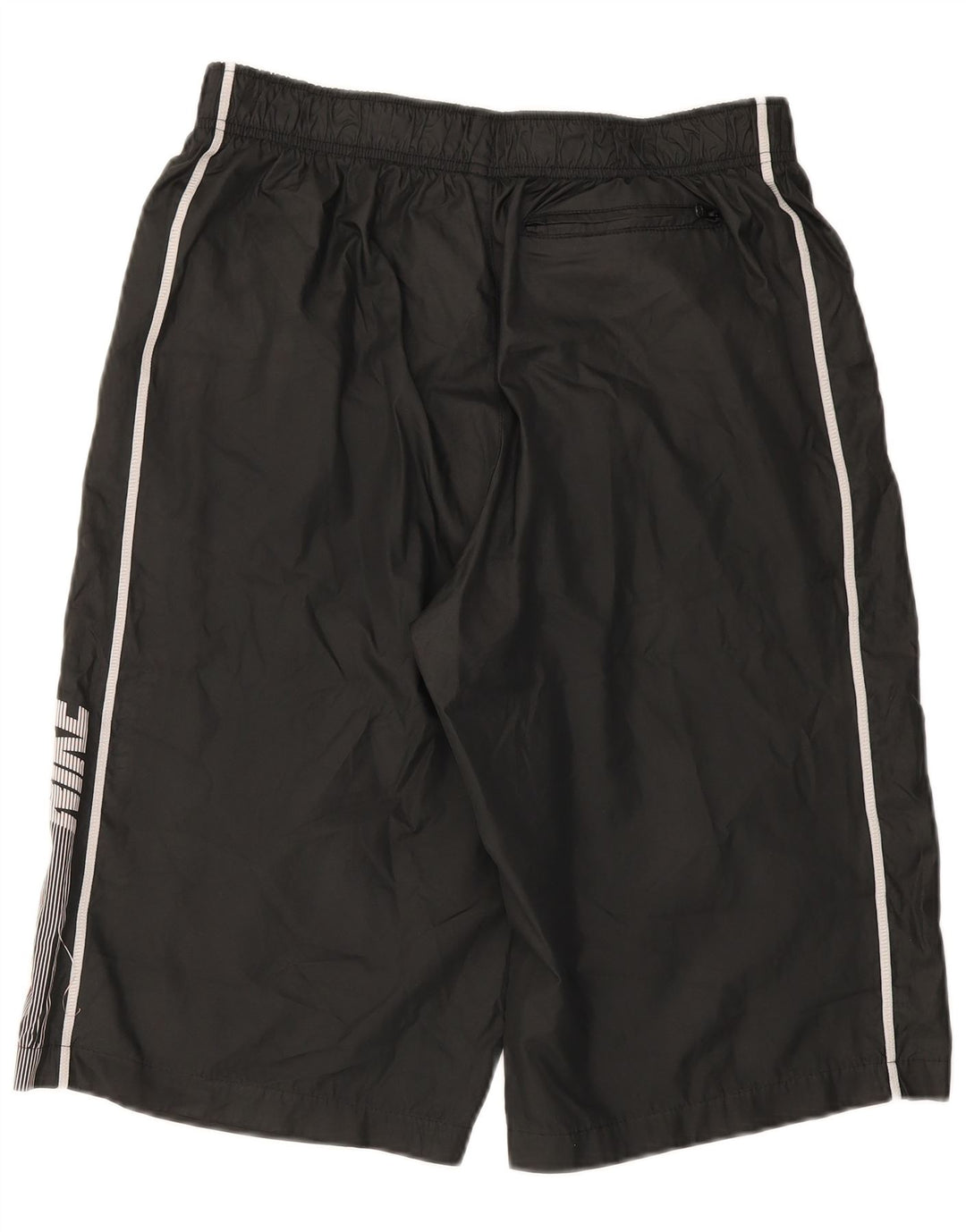 Shorts esportivos gráficos masculinos Nike grande poliéster colorblock preto