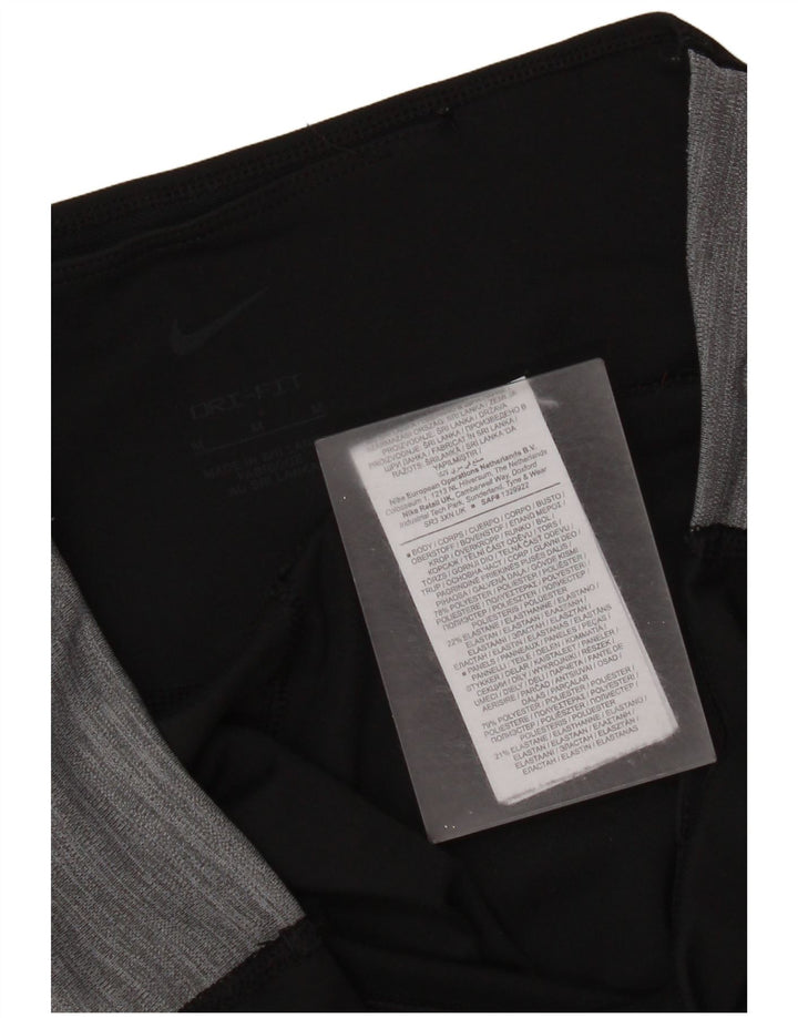 Leggings Nike Dri Fit UK 12 Médio Preto Colourblock Poliéster