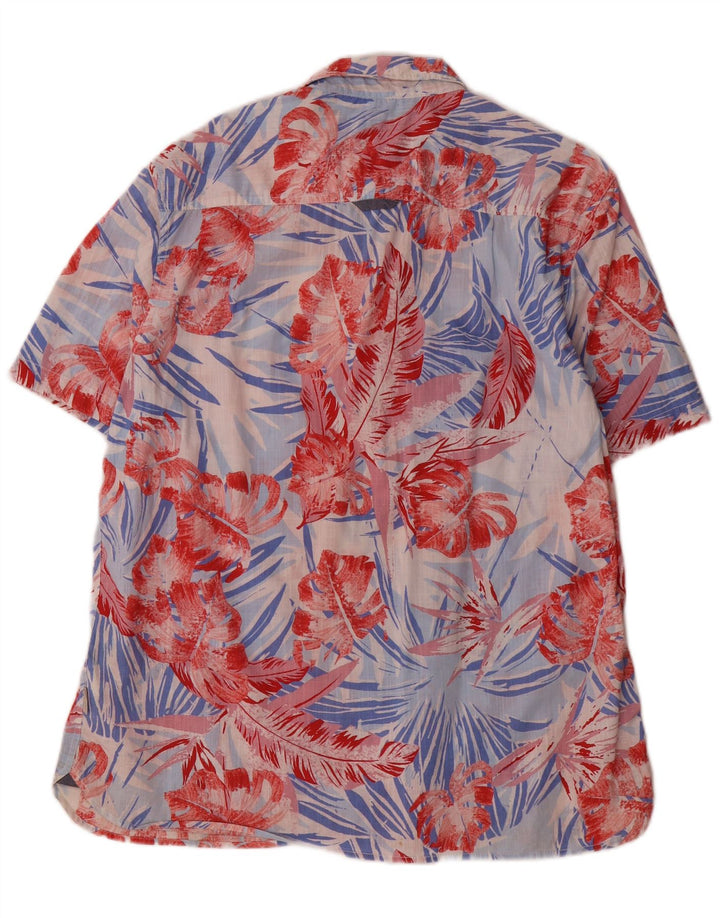 Camisa masculina de manga curta White Stuff XL multicolorida floral havaiana