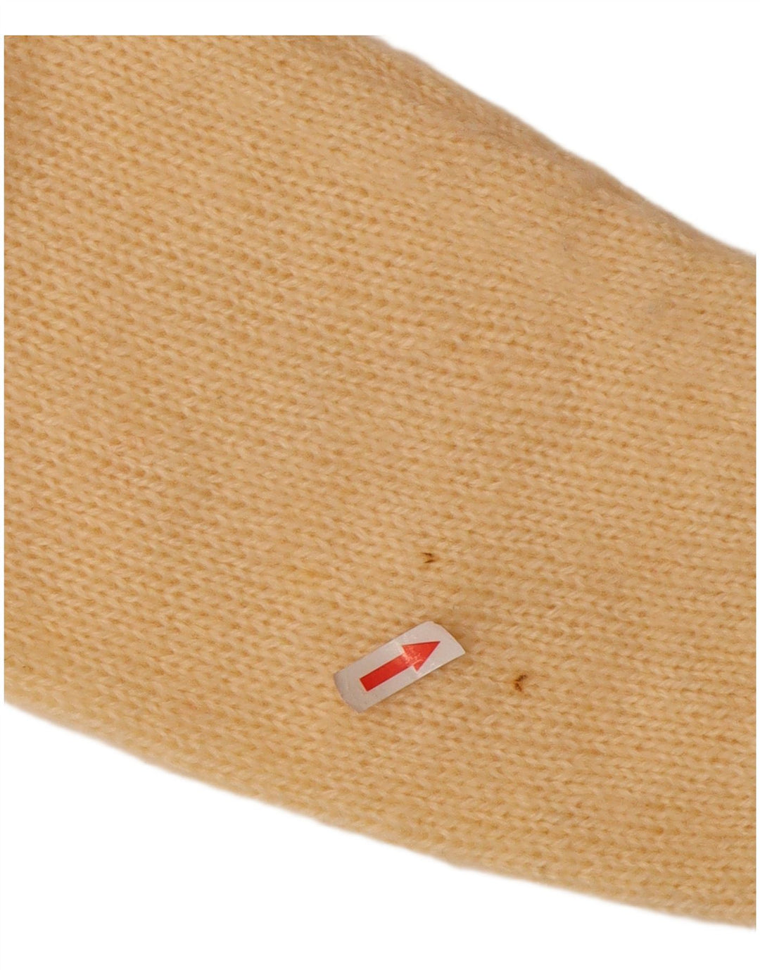 Suéter cardigã vintage feminino UK 14 floral bege médio