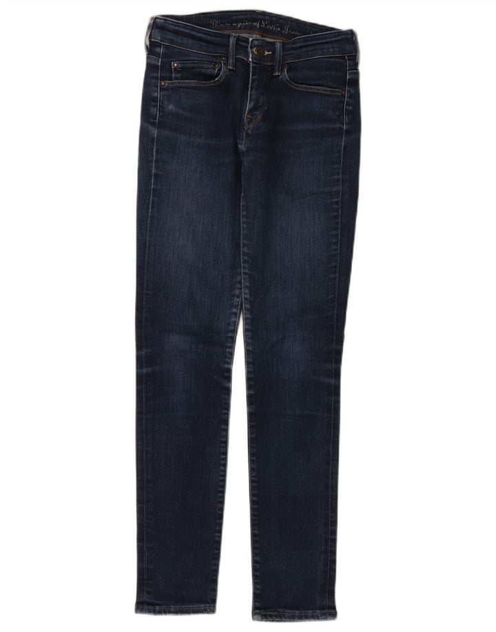 Jeans skinny feminino Levi's W28 L30 algodão azul