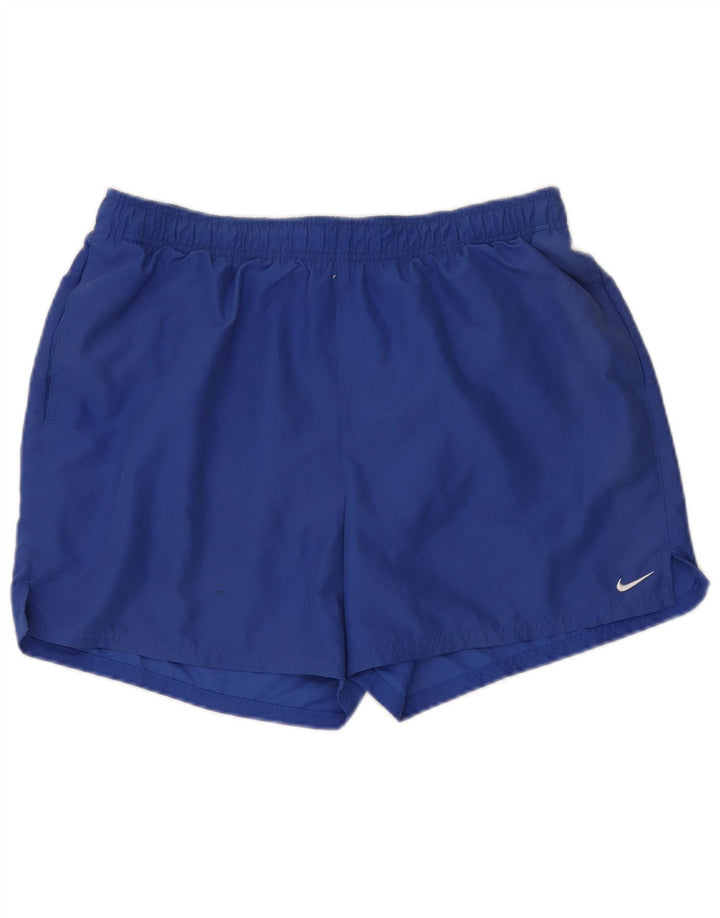 Shorts esportivos masculinos Nike XL azul poliéster