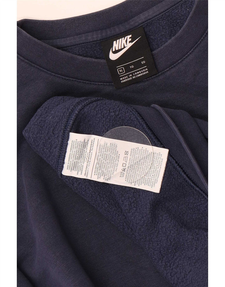 Moletom masculino Nike Jumper XL azul marinho algodão