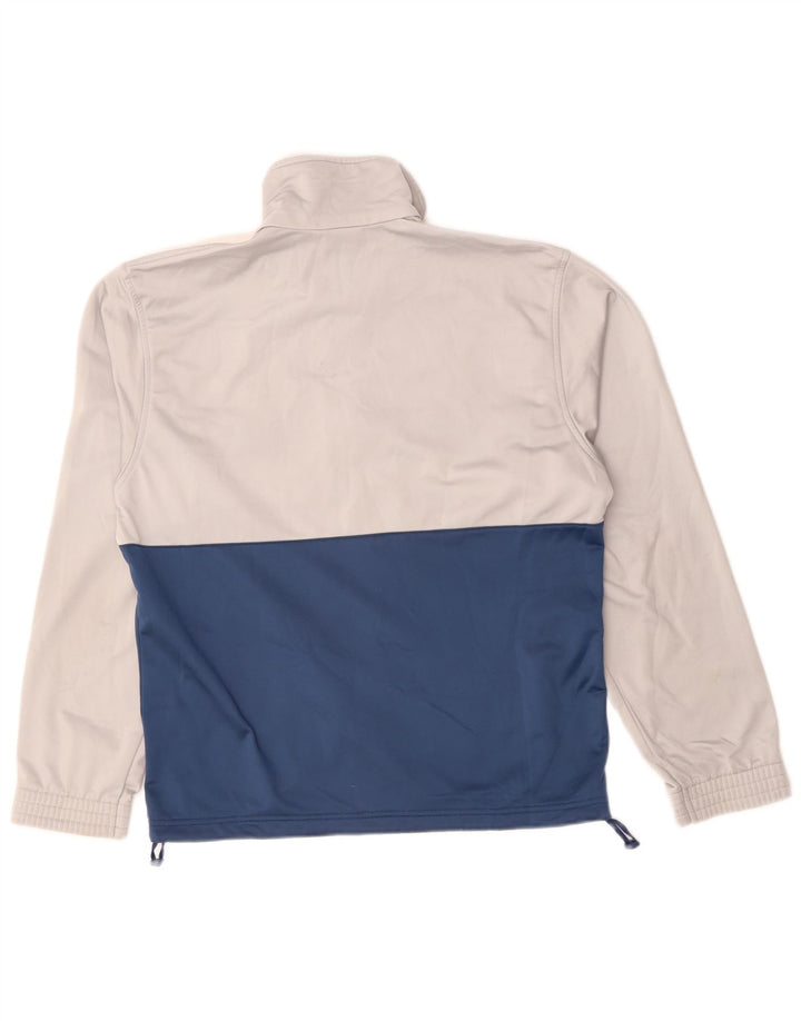 Diadora Mens Tracksuit Top Jacket UK 36 Small Off White Poliéster