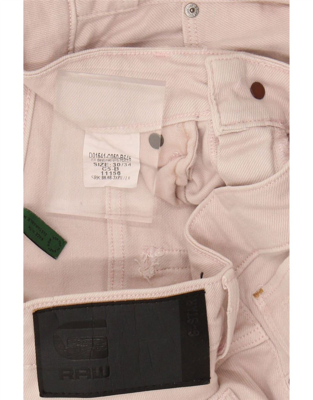 Calça jeans feminina G-STAR W30 L34 rosa