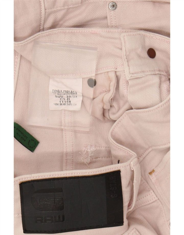 Calça jeans feminina G-STAR W30 L34 rosa