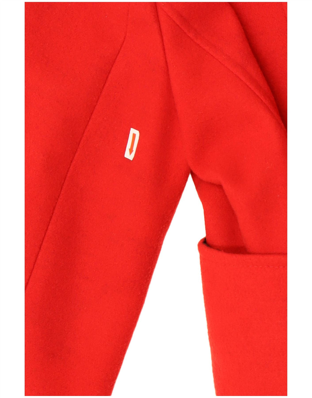 Sobretudo feminino De la Creme UK 12 poliéster vermelho médio