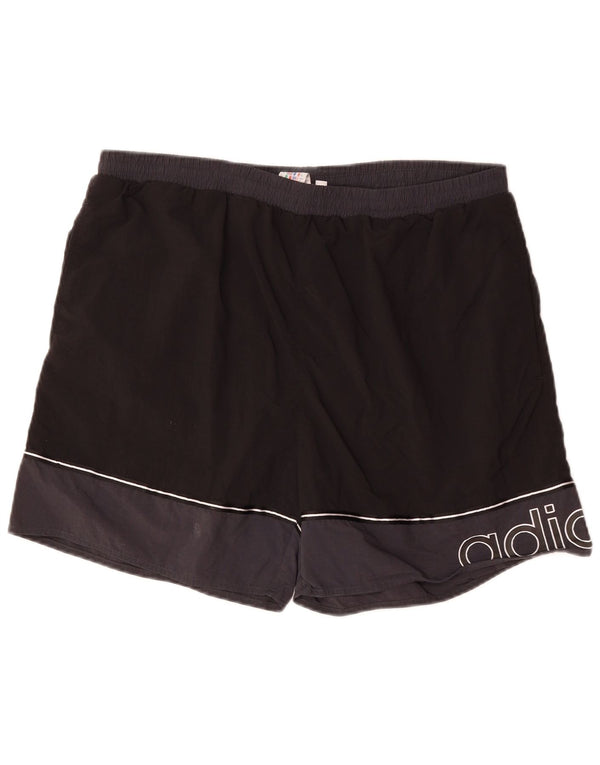 Adidas Mens Graphic Swimwear XL Preto Colorblock Poliéster