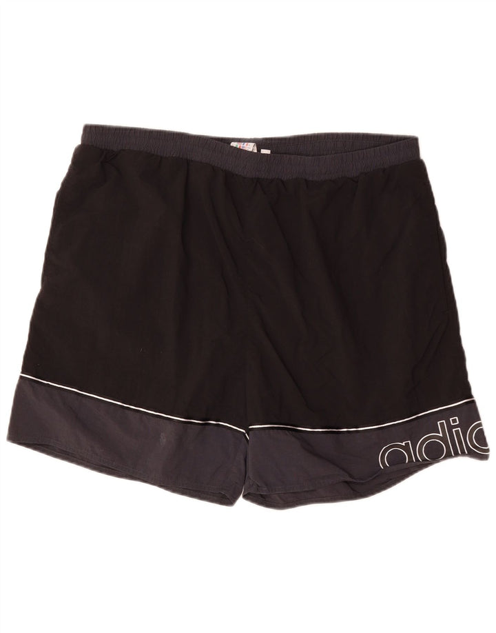 Adidas Mens Graphic Swimwear XL Preto Colorblock Poliéster