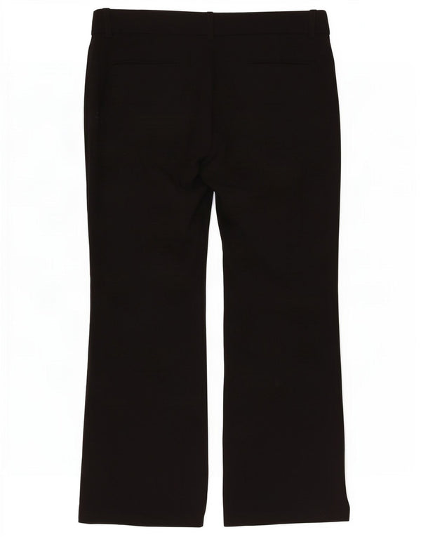 Calça Chino Feminina Marks & Spencer Bootcut Reino Unido 14 Grande W36 L27 Preta
