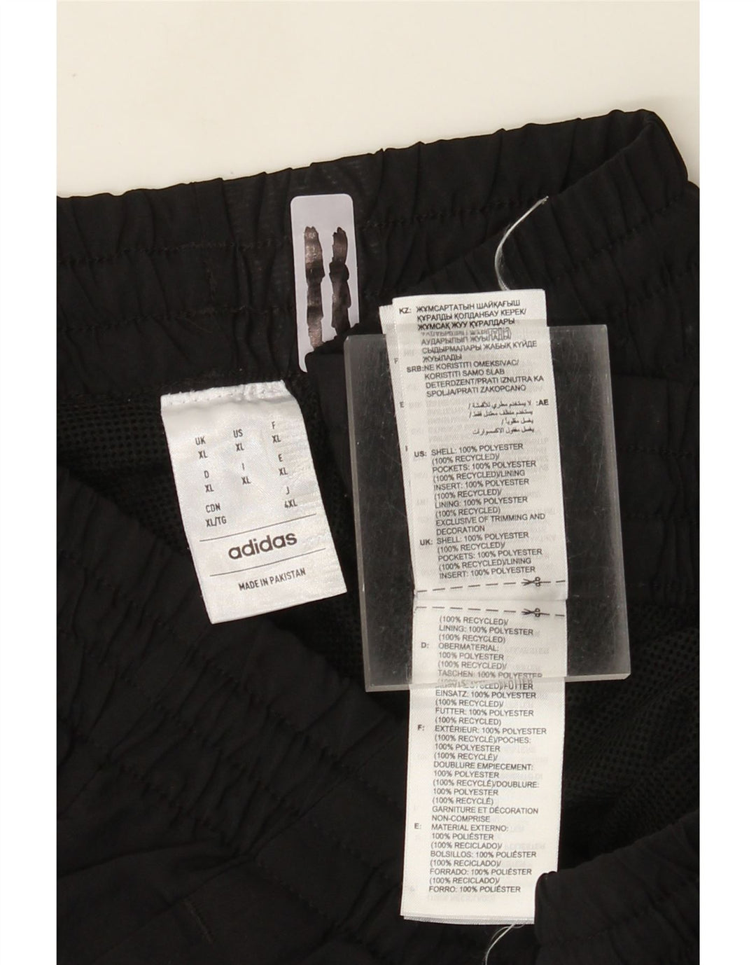 Adidas Mens Treino Calças Joggers XL Preto Poliéster