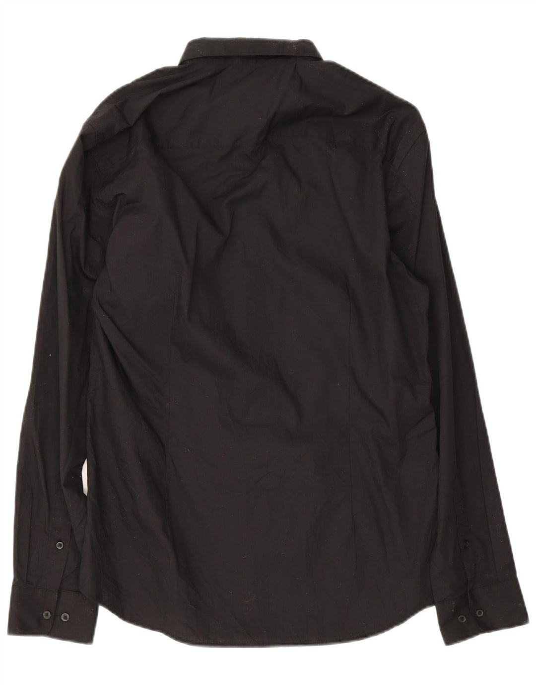 Camisa masculina Jack & Jones grande algodão preto