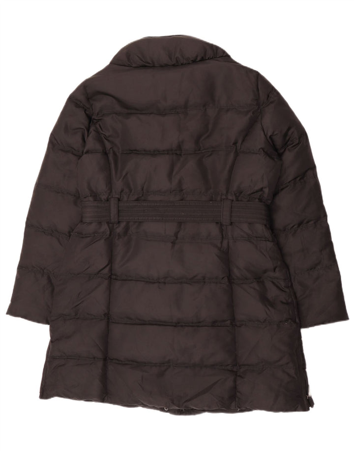 Casaco acolchoado feminino Zara UK 18 XL preto
