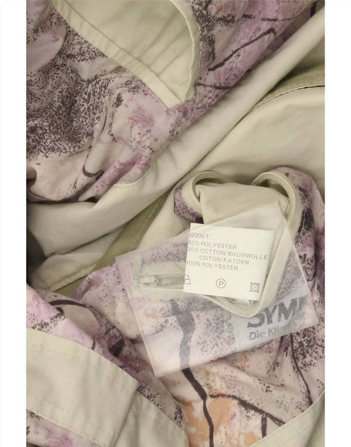 Jaqueta corta-vento masculina Sympatex UK 42 XL poliéster cinza