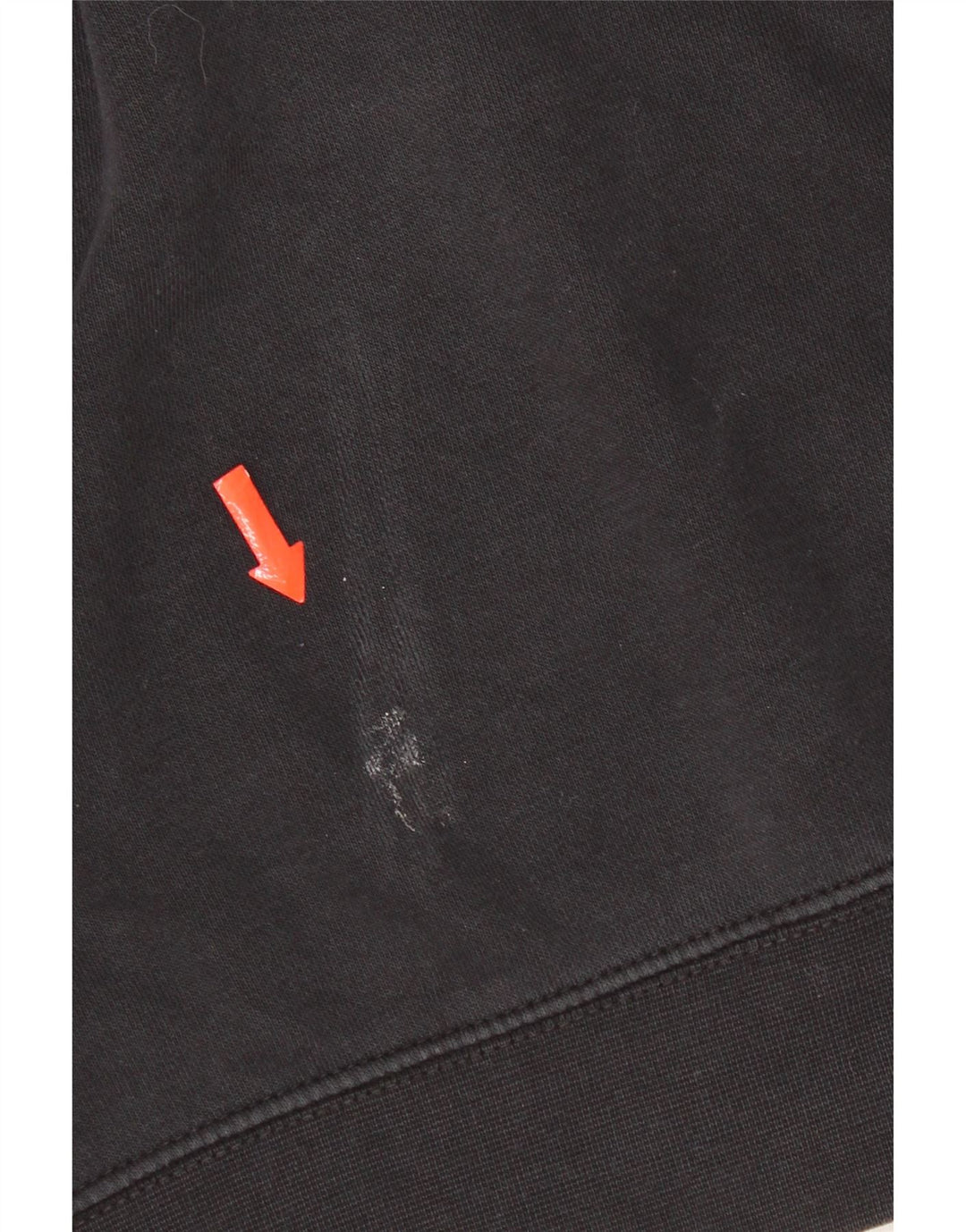 Moletom feminino Nike com zíper 1/4 oversized jumper UK 16 grande algodão preto