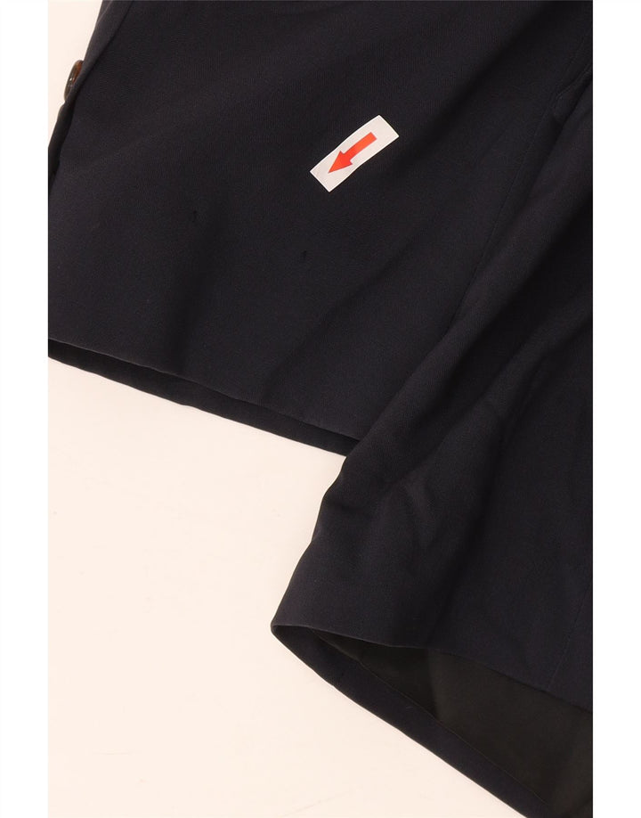 Jaqueta blazer masculina de 2 botões Brooks Brothers Reino Unido 40 grande lã azul marinho