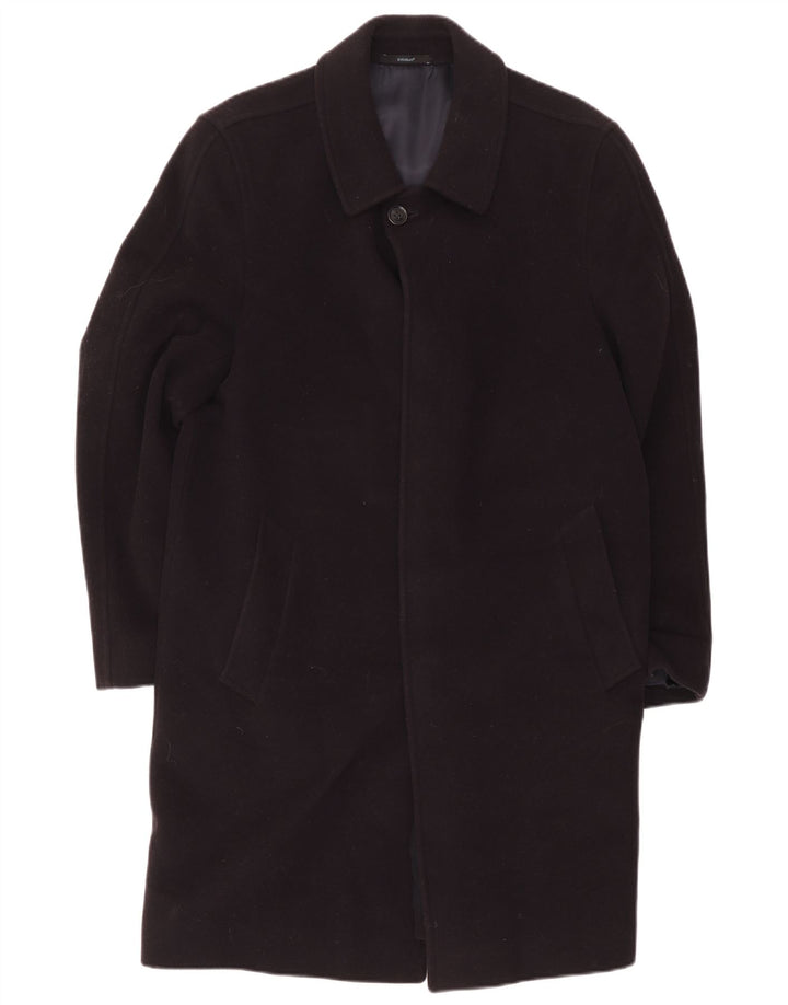 Sobretudo masculino Douglas UK 38 lã preta média