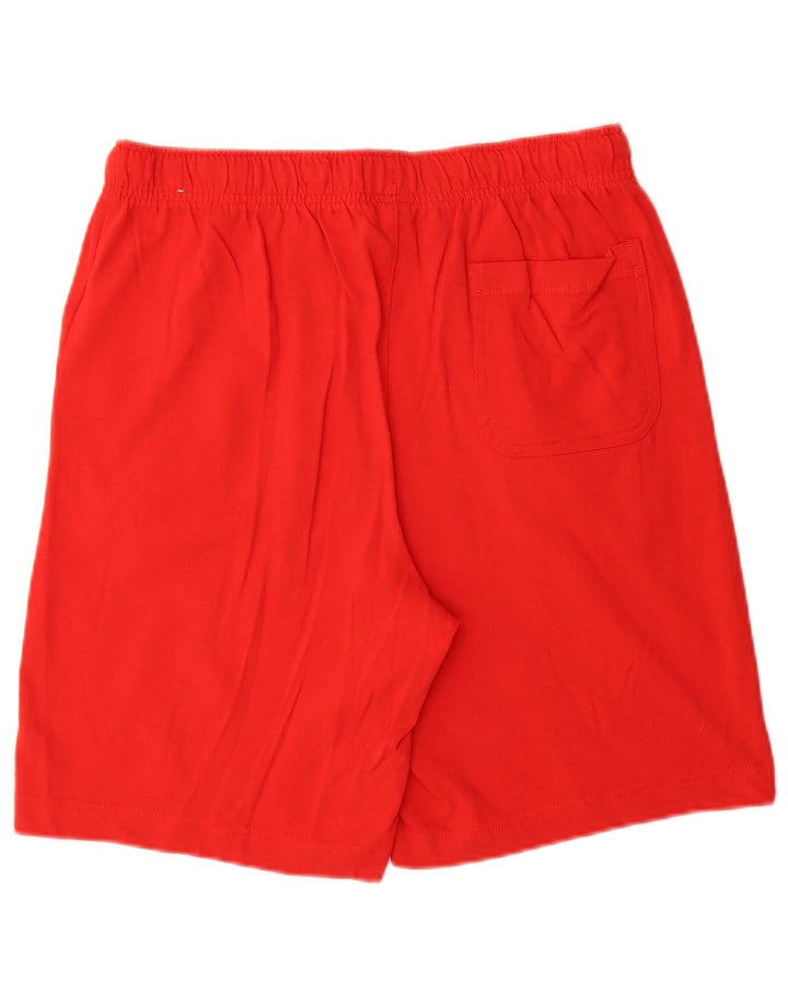 Shorts esportivos masculinos Nike grandes de algodão vermelho