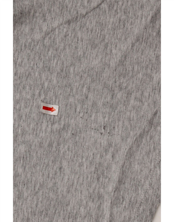 Camiseta feminina Puma Top UK 12 algodão cinza médio