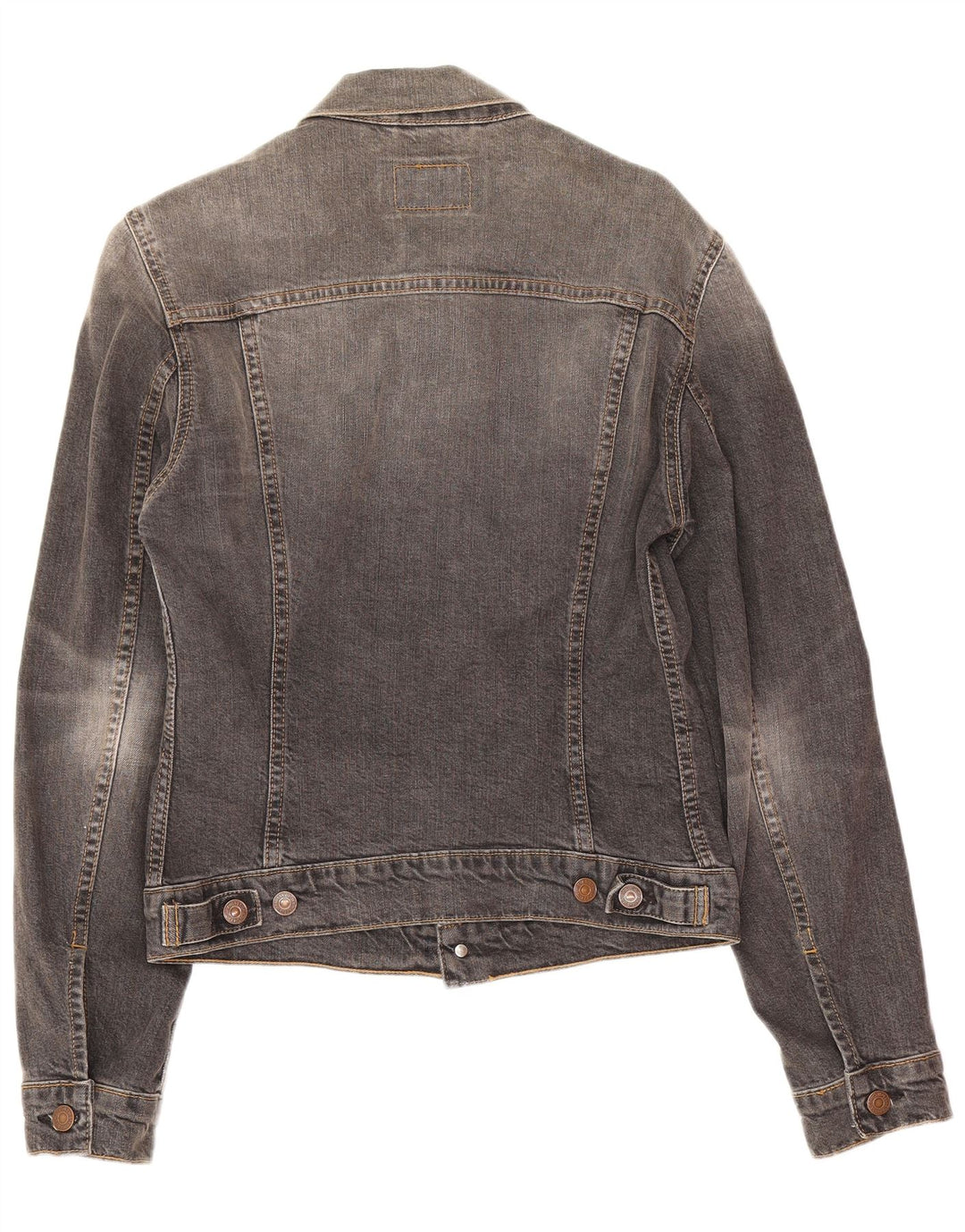 Jaqueta jeans masculina Levi's UK 38 algodão cinza médio