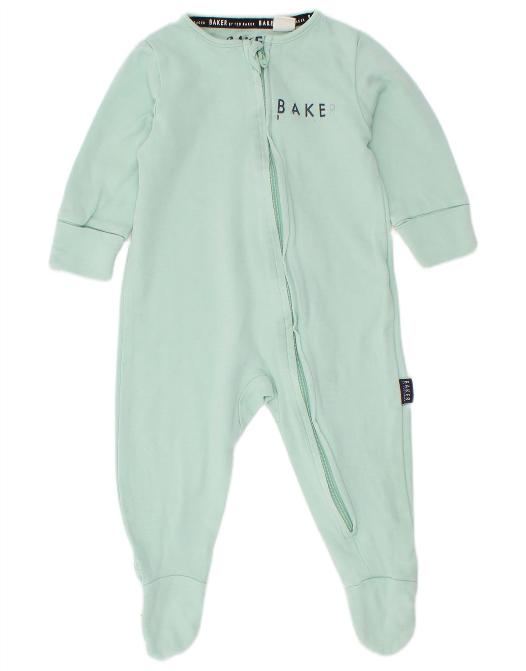 Macacão estampado de manga comprida Ted Baker para bebês meninos 3-6 meses turquesa