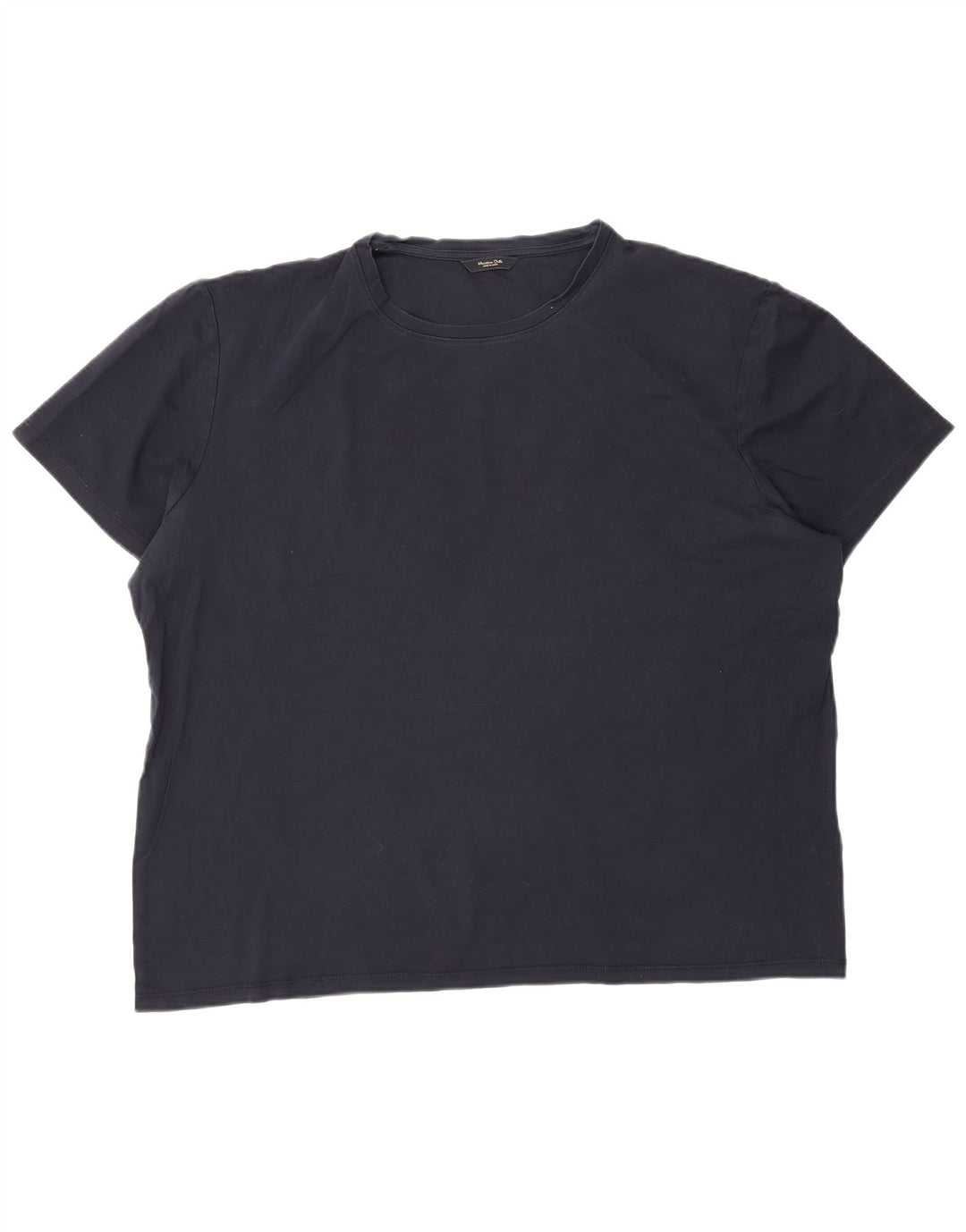 Camiseta masculina Massimo Dutti Top 2XL Azul marinho