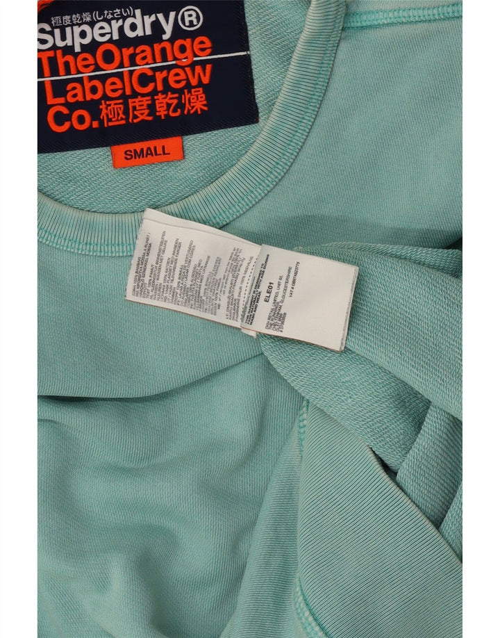 Superdry moletom masculino jumper pequeno algodão verde