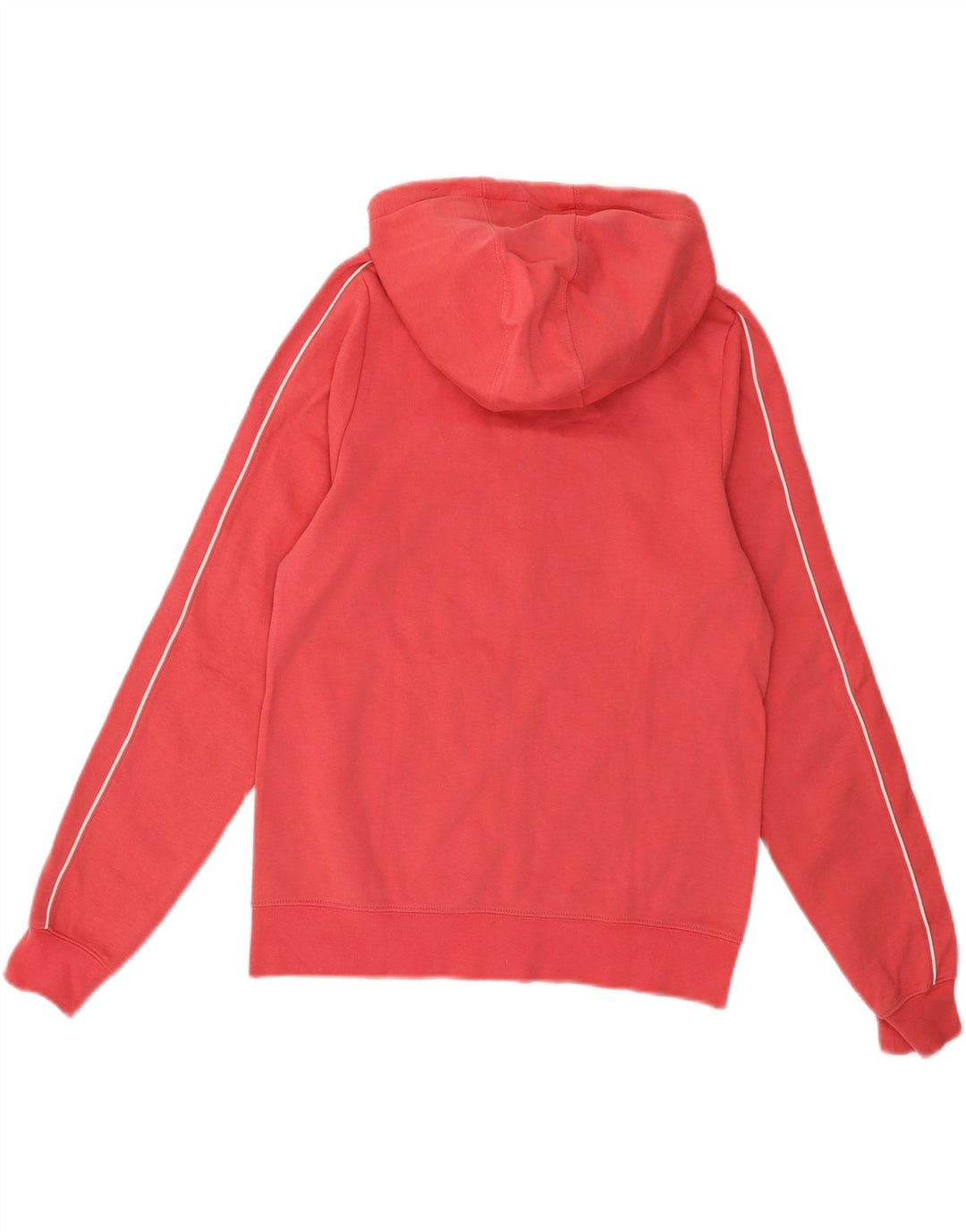 NIKE Womens Zip Hoodie Sweater UK 10 Small Red Cotton Vintage Nike and Second-Hand Nike from Messina Hembry 